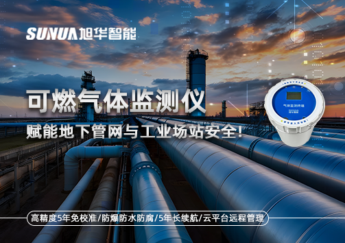 可燃气体监测仪：赋能地下管网与工业场站安全！