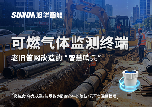 老旧管网改造的“智慧哨兵”：可燃气体监测终端如何重塑地下安全防线